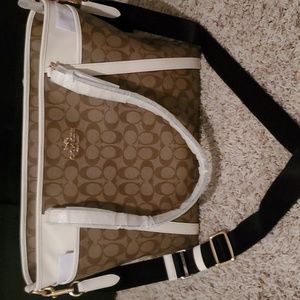 Authentic coach baby bag.